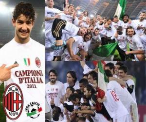 yapboz AC Milan, İtalya Futbol Ligi şampiyonu - Lega Calcio 2010-11